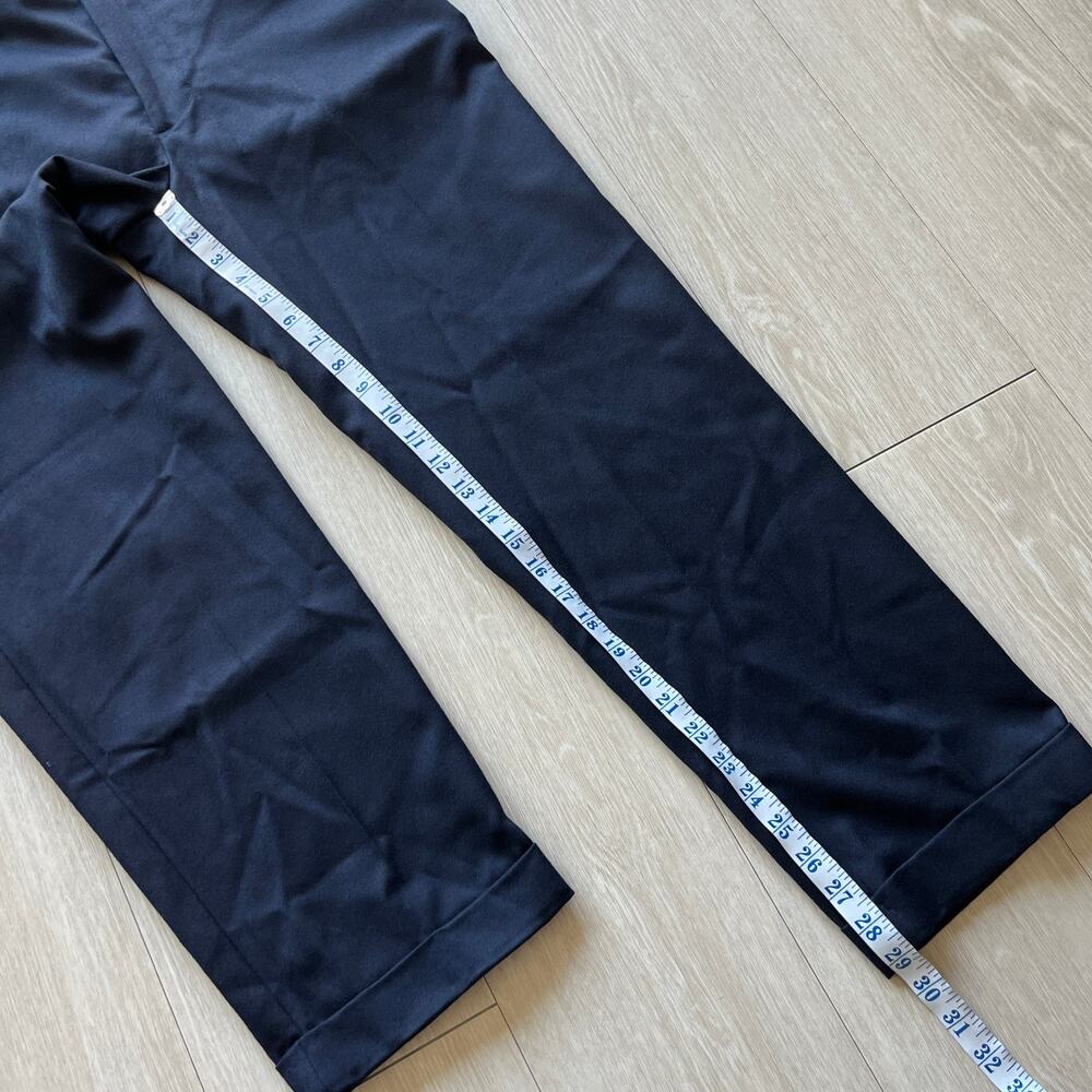 J Crew Classic Creased Wool Trouser Mens 32 X 29 Dark Navy - Picture 7 of 10